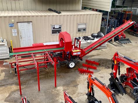 skid steer mounted firewood processor|skid loader firewood processor attachment.